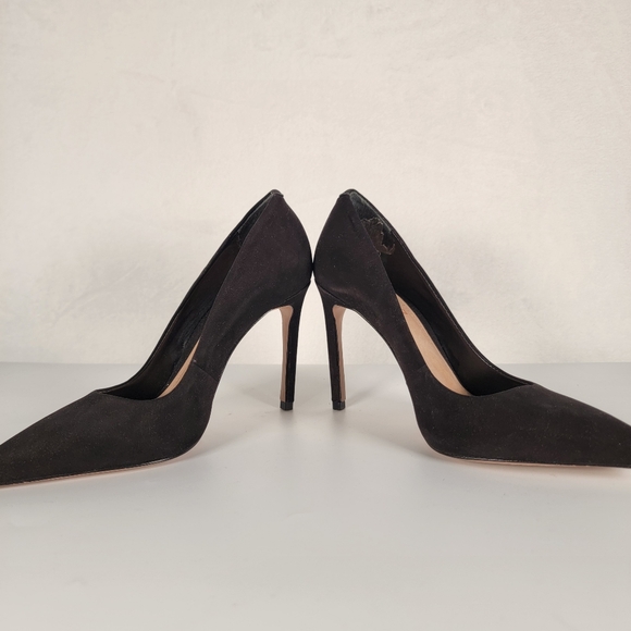 Schutz Lou Pump in Black Nubuck, Size 5.5 - Picture 2 of 10